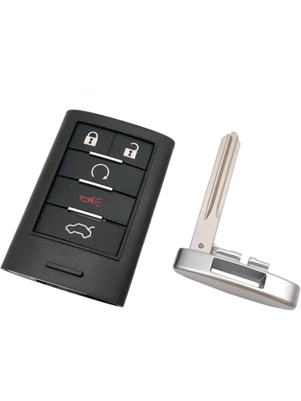 Key Fob Case Shell for Keyless Entry Remote Control - Fits Cadillac CTS XTS